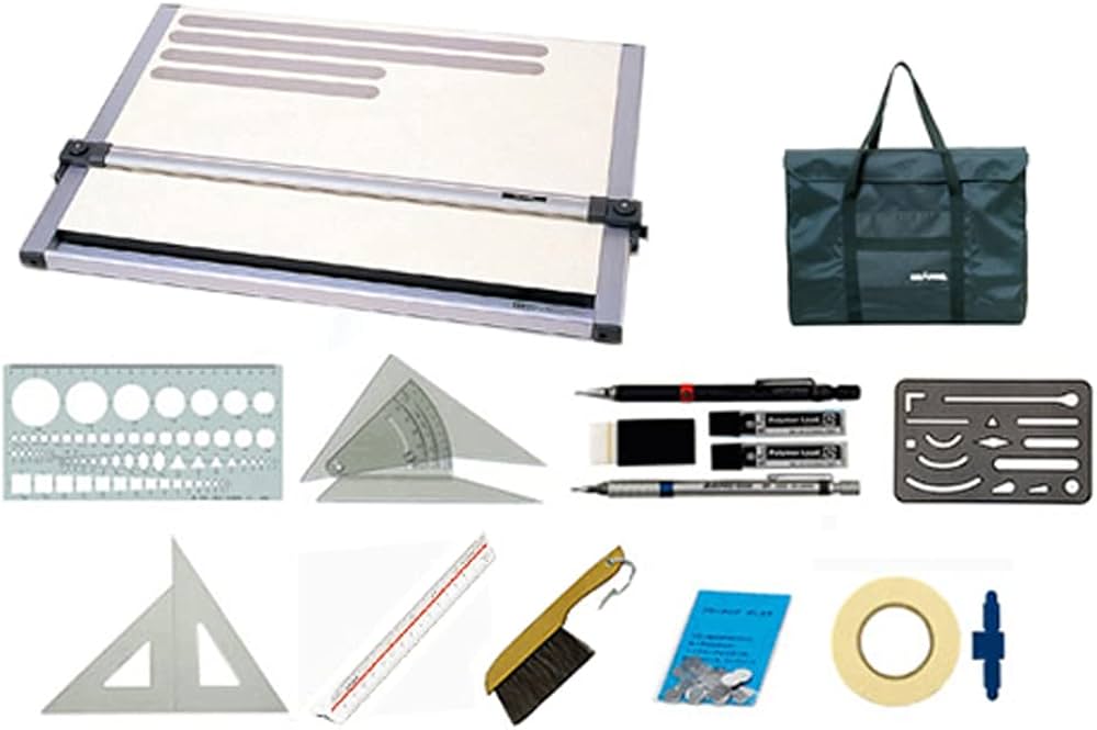 Amazon | 建築士試験対応 A2平行定規（マグネットボード仕様）+専用