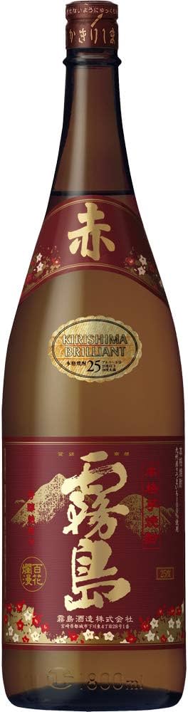 Amazon.co.jp: 霧島酒造 赤霧島 25度 [ 焼酎 宮崎県 1800ml ] : 食品