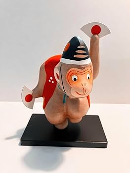 Amazon | 郷土玩具 張子 三番叟 猿 豊琳作 民芸 伝統芸術 | 民芸品