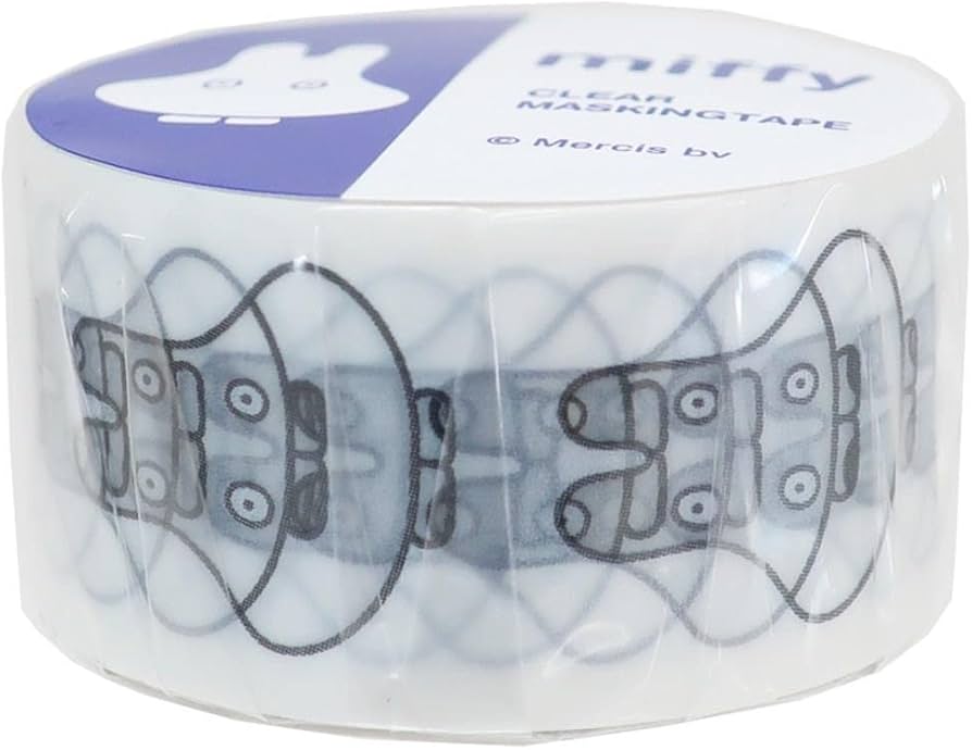 Amazon.co.jp: ミッフィー[マスキングテープ]クリア 20mm マステ/obake