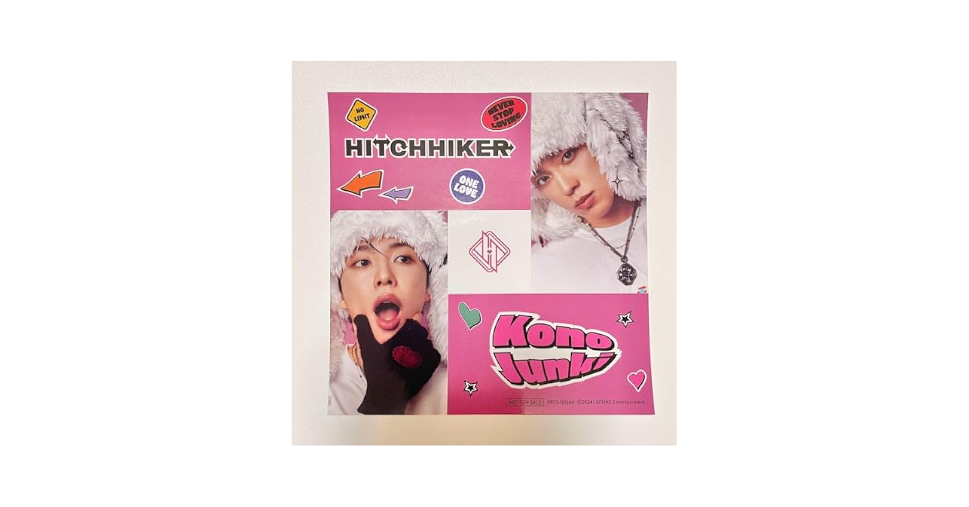 JO1 河野純喜 サイン ポスター hitchhiker ヒッチハイカー