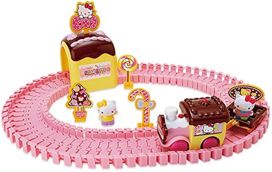 Amazon | サンリオ(SANRIO) ハローキティ トレインセット | 鉄道雑貨