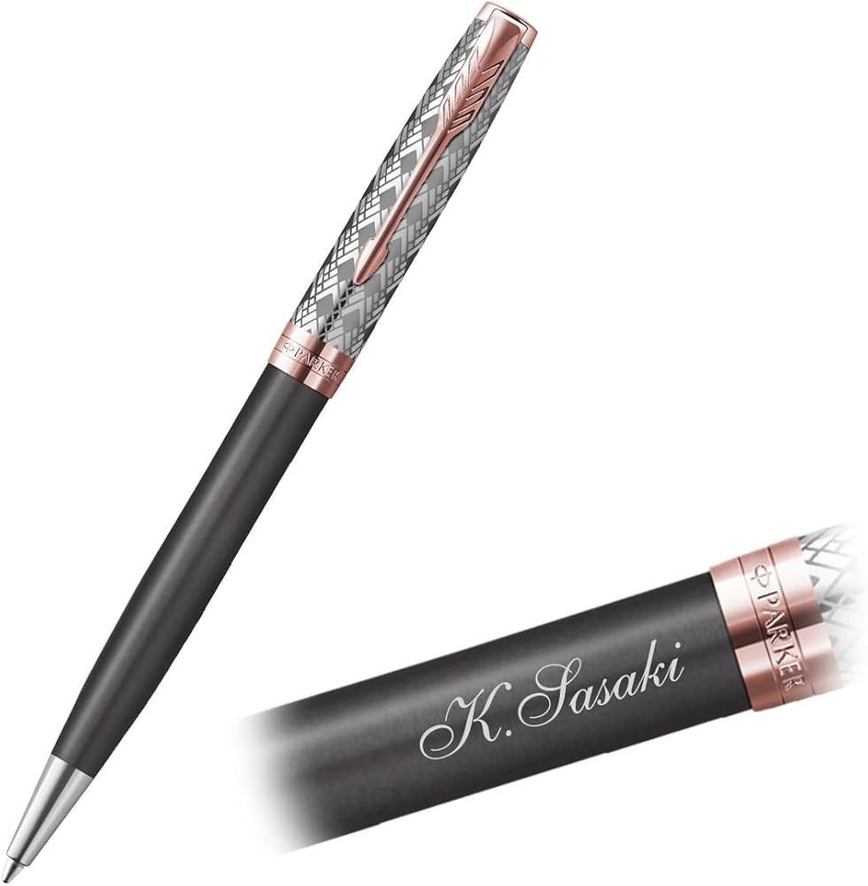 Parker ソネットプレミアムメタル&グレイ PGT ボールペン