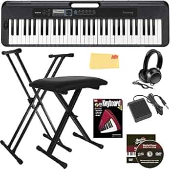 Amazon.com: Casio CT-S300 61-Key Keyboard Bundle with Adjustable