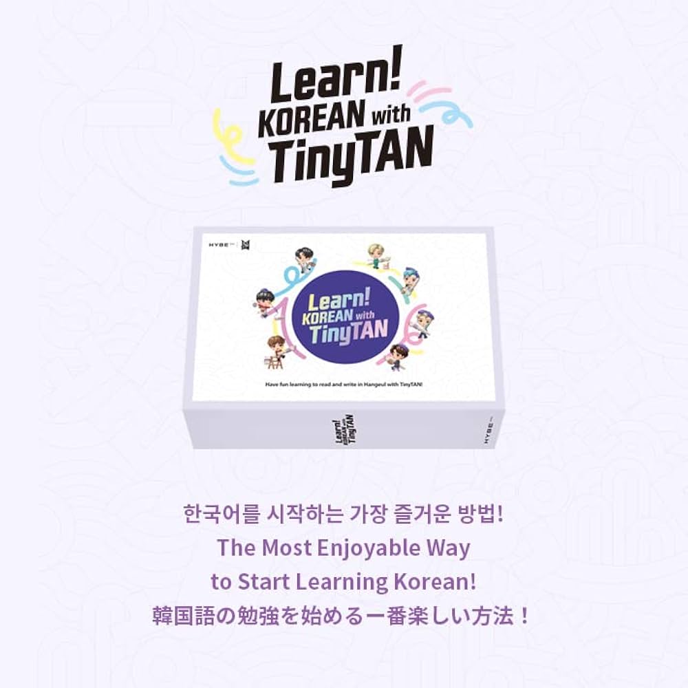 Learn Korean With TinyTAN Book Package (English and Korean Edition