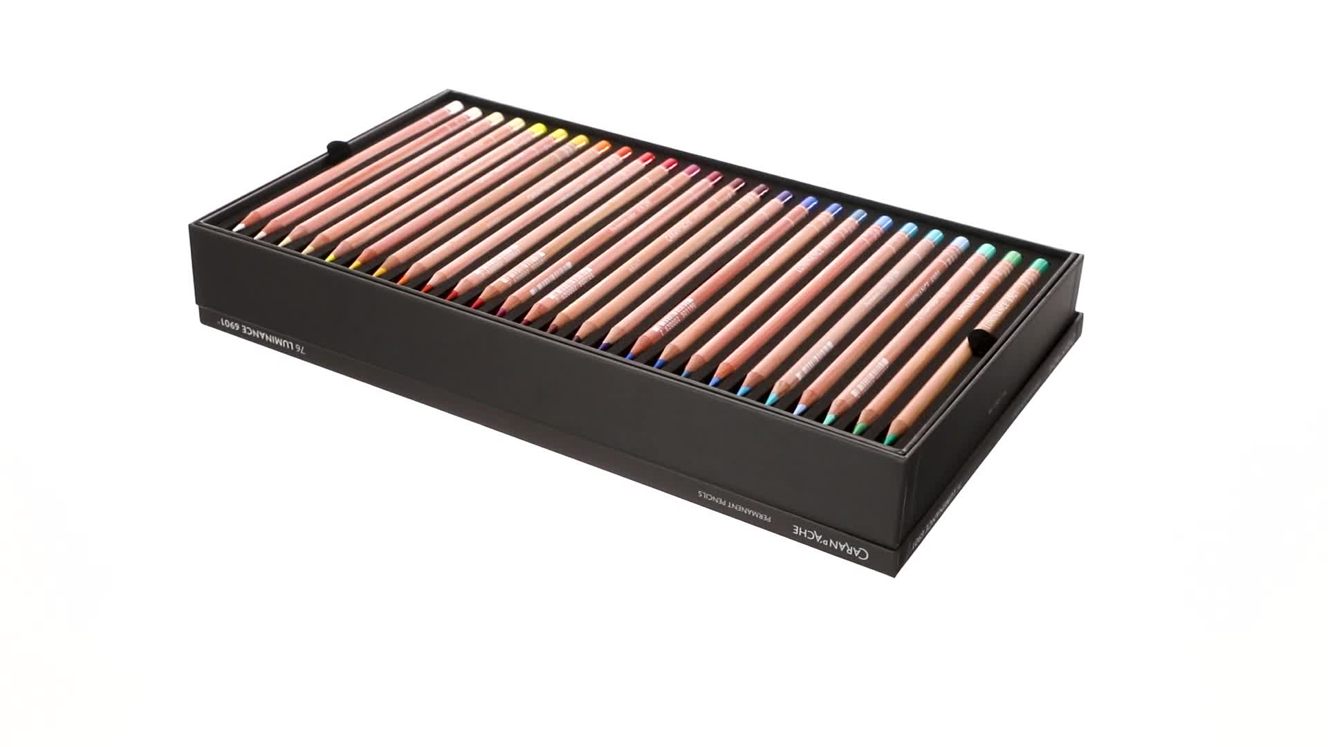 Amazon.co.jp: カランダッシュ ルミナンス 色鉛筆 紙箱 76色セット CdA