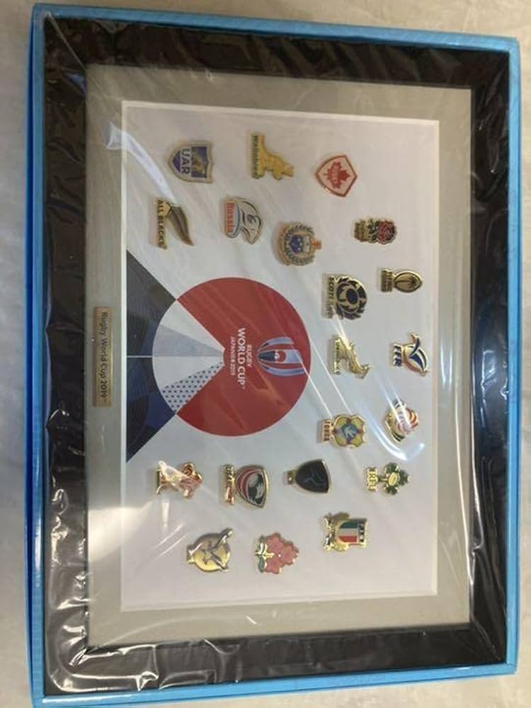 2019 ラグビーワールドカップ ピンバッジセット 20個 Amazon.co.jp