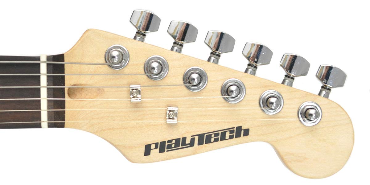 Amazon | PLAYTECH (プレイテック) エレキギター ST025 YELLOW 570mm