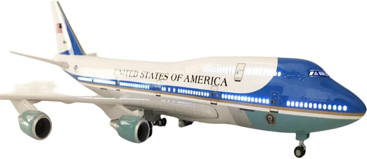 飛行機の模型をコピー アメリカのボーイング B747 LED ライトメタル