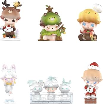 Amazon.co.jp: POP MART DIMOO Letters from Snowman Series【1ピース