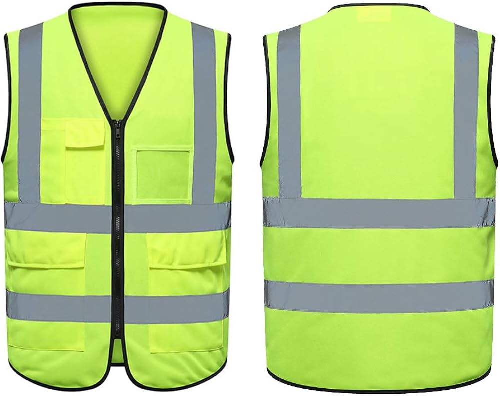 Amazon.co.jp: 安全ベスト 反射ベスト 夜光ベスト 高視認性反射布 5つ