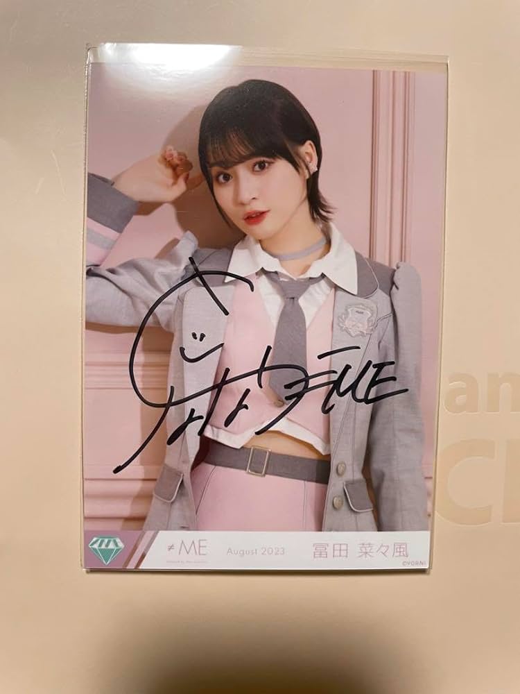 ≠ME 冨田菜々風 君はスパークル 直筆 コメあり ノーマル ≠ME
