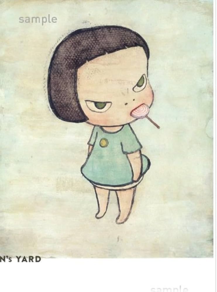 Amazon.co.jp: 超 現代アート 奈良美智 公式ポスター 『 Lollipop