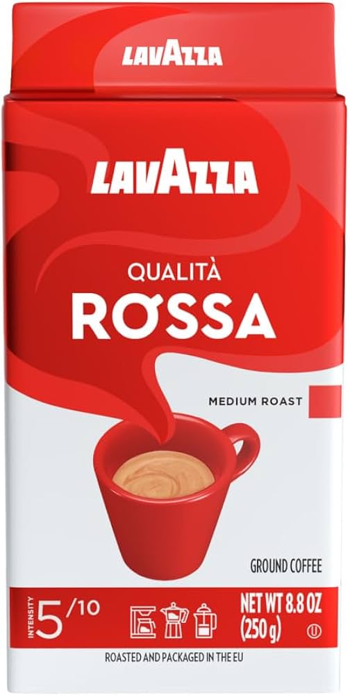 Amazon.com : Lavazza Qualità Rossa Ground Coffee, Medium Roast
