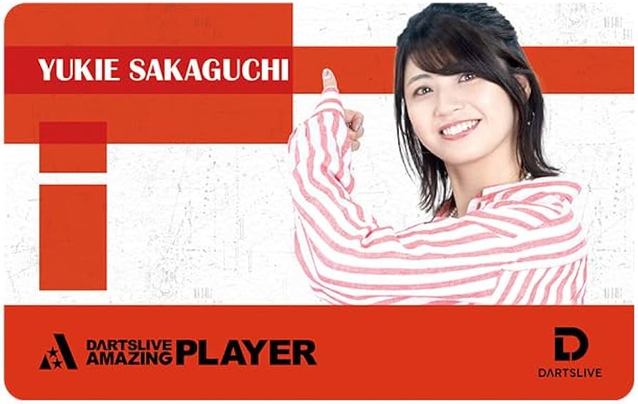 Amazon | ダーツライブカード DARTSLIVE PLAYER GOODS 第三弾 坂口優希