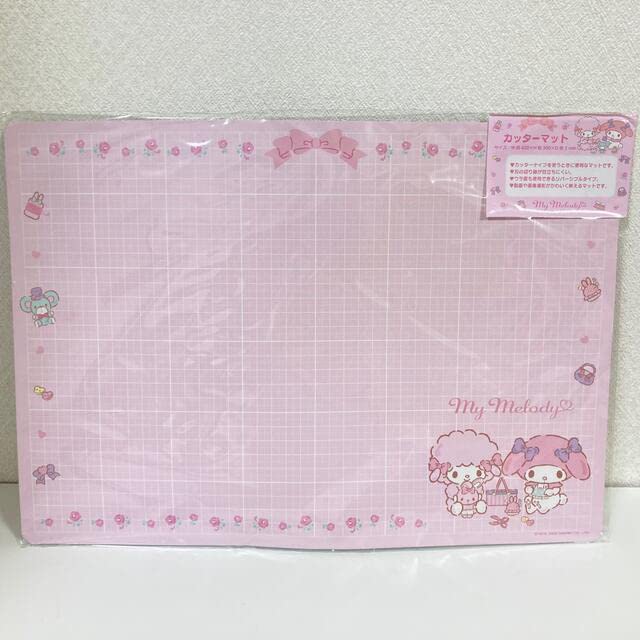 新品未使用カッターマットサンリオマイメロカッティングマット