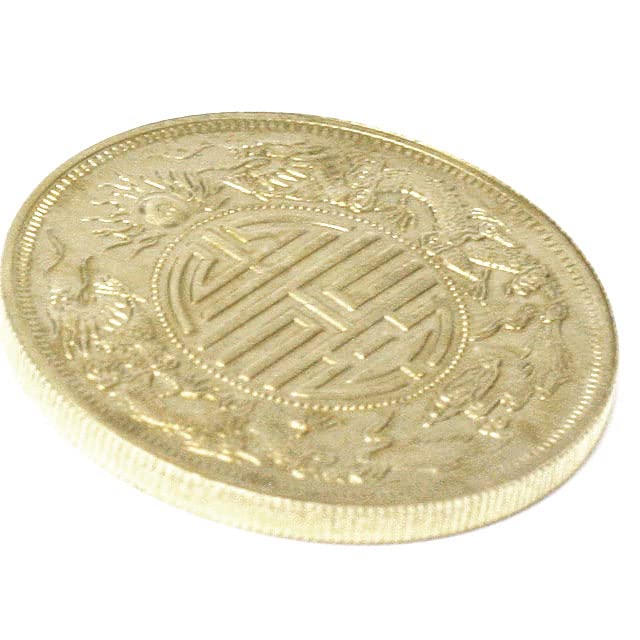 Amazon.co.jp: 風水 皇帝龍 双龍古銭 龍コイン 龍金 龍硬貨 双龍銭