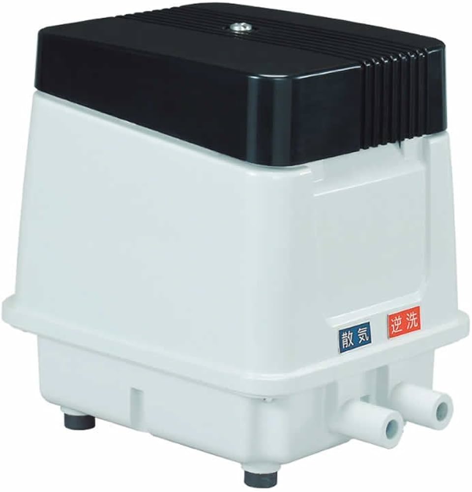 Amazon.co.jp: 浄化槽用エアーポンプ ブロワ EP-80GL 左バッキ 安永