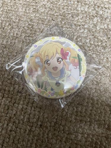 アイカツ チーズソフトクッキー 缶バッジ イオン限定 星宮いちご 4個