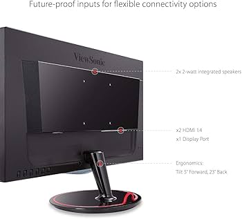 Amazon.com: ViewSonic VX2458-MHD 24 Inch 1080p 1ms 144Hz Gaming