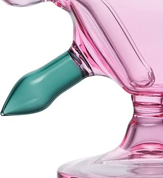 Amazon.co.jp: RORA 6インチガラスボング ハートシェイプ