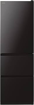 Amazon | 日立 冷蔵庫 幅60cm 375L ブリリアントブラック R-V38RV K 3