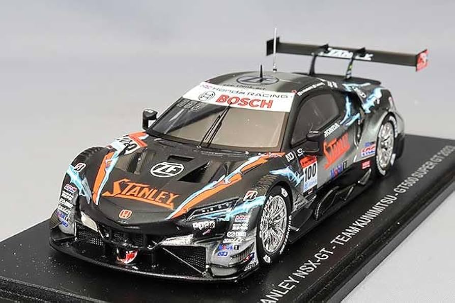 Amazon | ☆ スパーク 1/43 スタンレー NSX-GT TEAM KUNIMITSU 2023