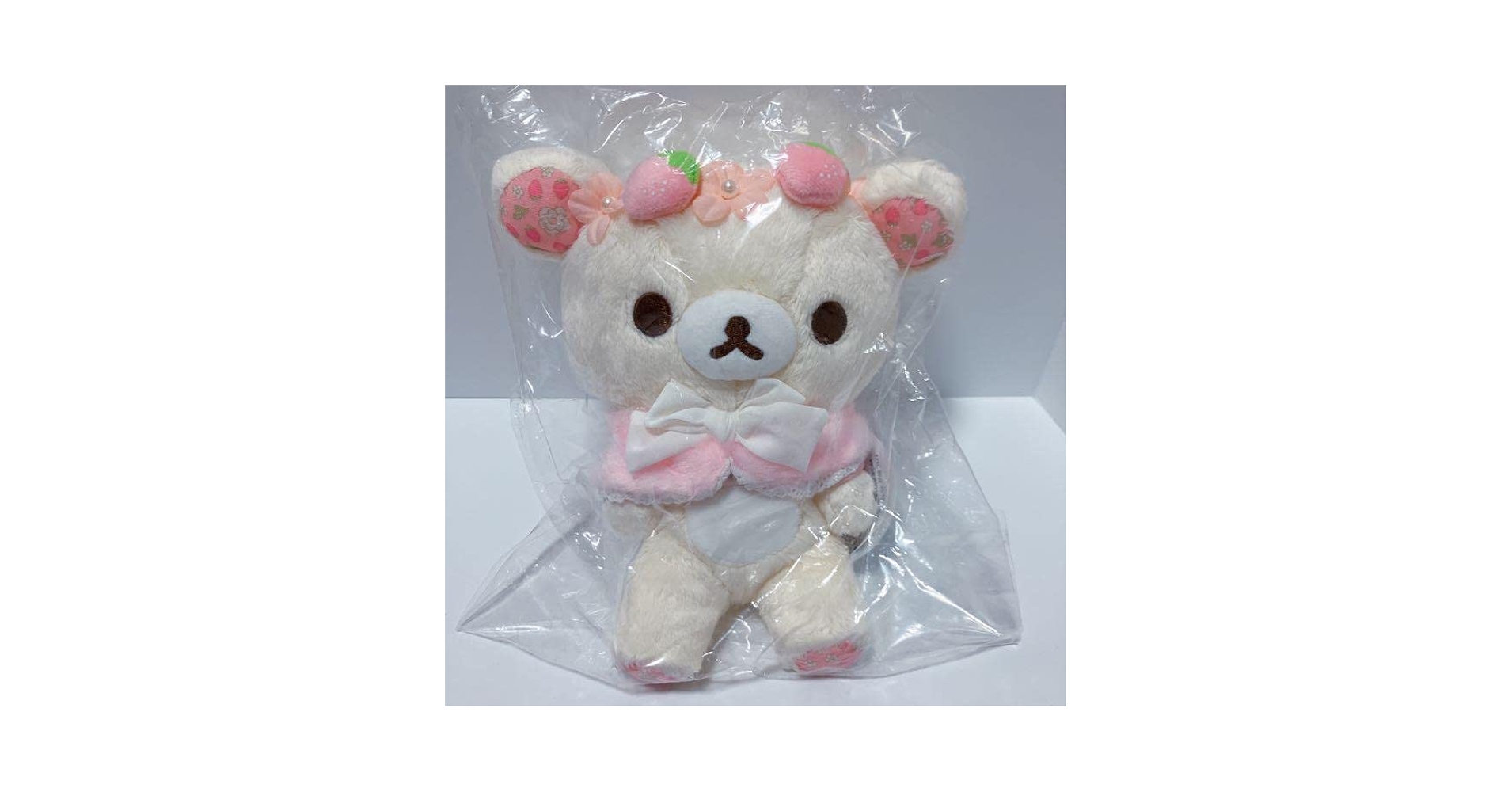 ストア限定◇コリラックマ おすわりぬいぐるみ いちご 赤 【公式通販】