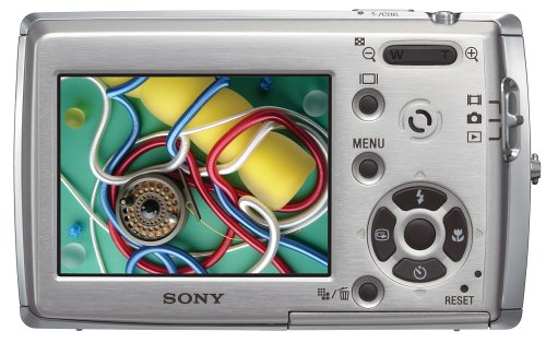 Amazon.com : Sony Cybershot DSCT33 5.1MP Digital Camera with 3x