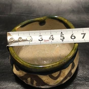 Amazon.co.jp: 遺品整理??蔵から可愛らしい織部焼？と思われるお猪口