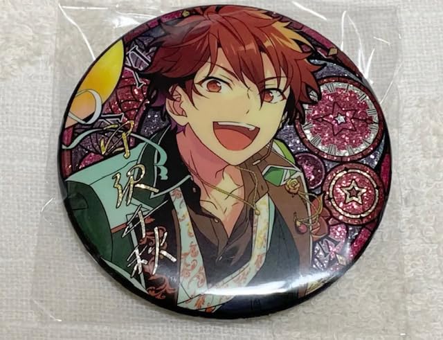Amazon.co.jp: あんスタ 中国 時光缶バッジ グリッター 守沢千秋