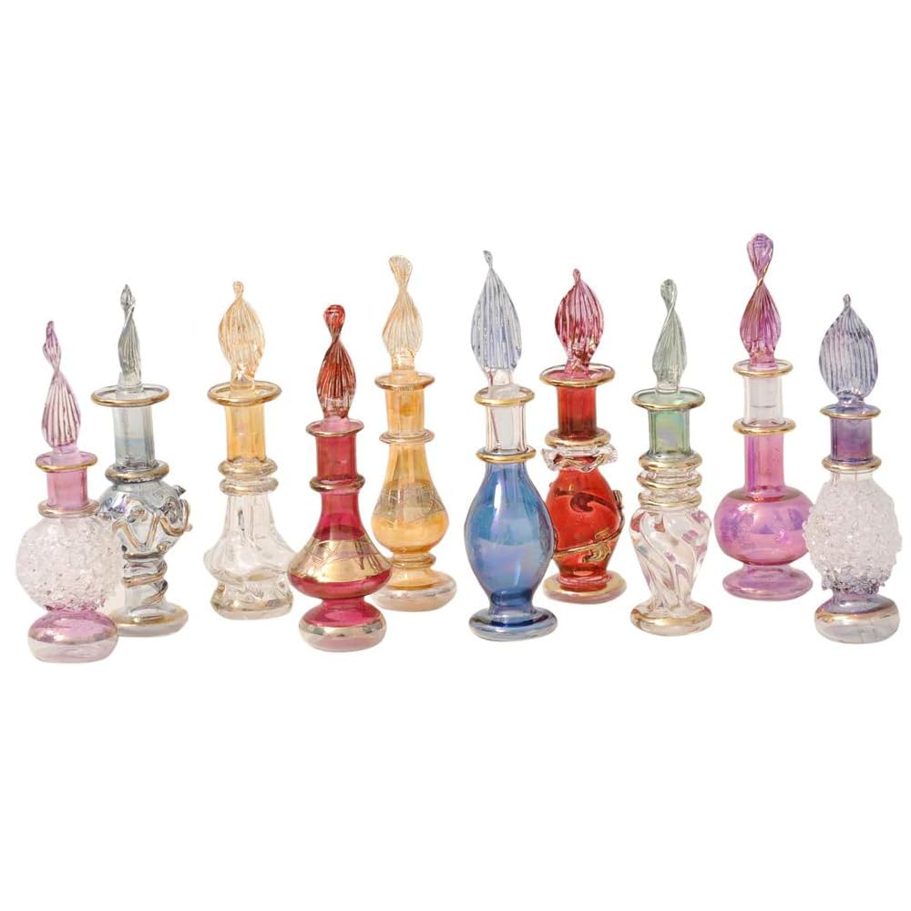 Amazon.co.jp: CraftsOfEgypt エジプトガラス 香水瓶 (30本セット