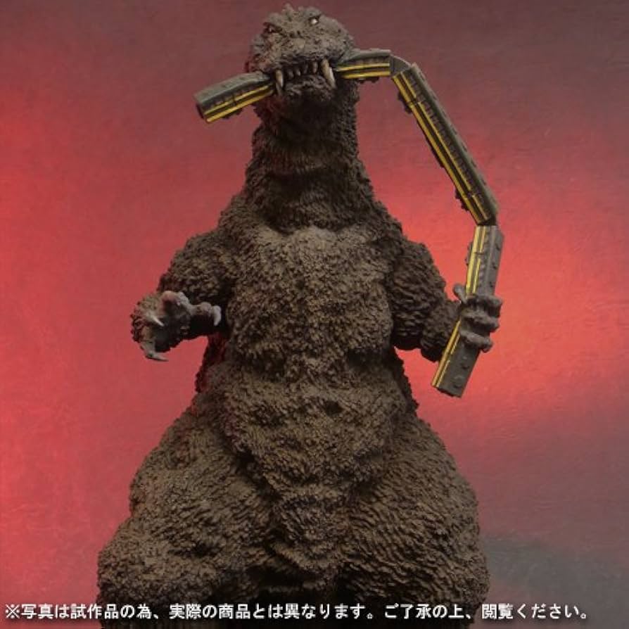 Amazon.co.jp: 東宝30cmシリーズ 「ゴジラ1954（電車咥え総天然色ver