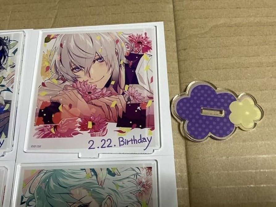 カラマリ 冬の市 バースデー スクエア缶バッジ 笹塚尊 オトメイト