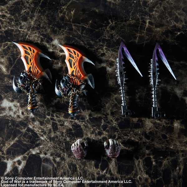 PLAY ARTS改 ゴッドオブウォー/クレイトス 【中古• 付属品欠品•箱無】