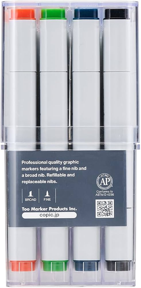 Amazon.co.jp: コピック(COPIC) Too コピック クラシック 72色セット A