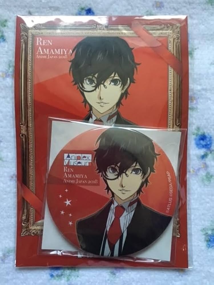 ペルソナ5 主人公 缶バッジ ジョーカー 雨宮蓮 サンリオ SANRIO