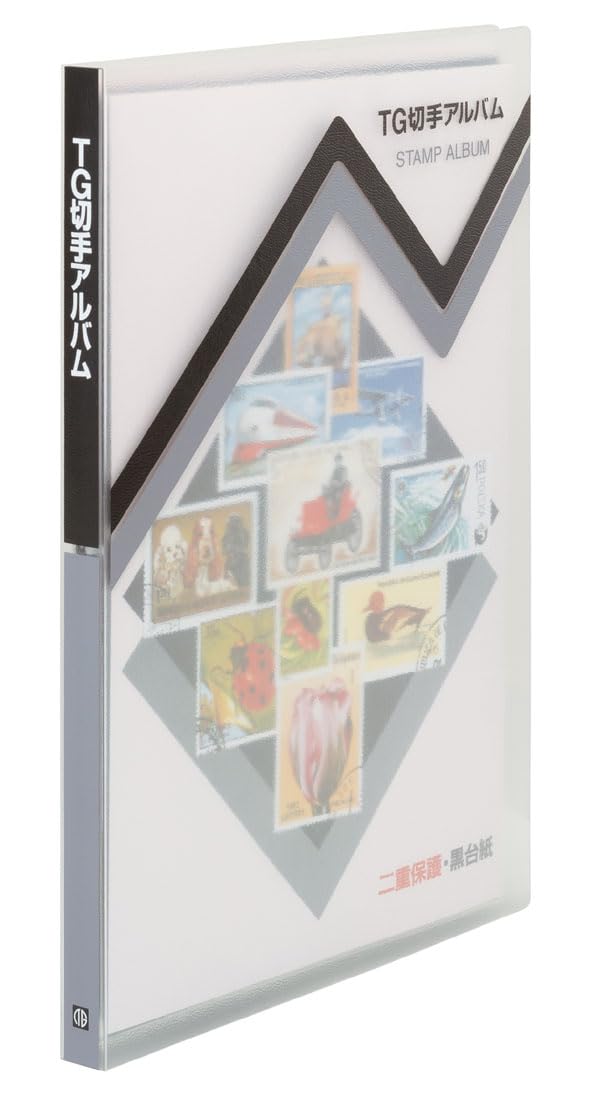 Amazon.co.jp: テージー 切手アルバム B5 台紙6枚 SB-31-01 黒 : 家電