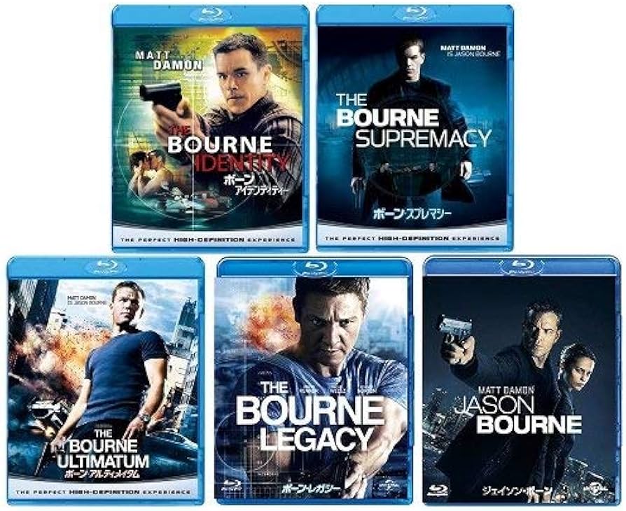Amazon.co.jp | 「ボーン」シリーズ Blu-ray 5点セット ボーン・アイデ