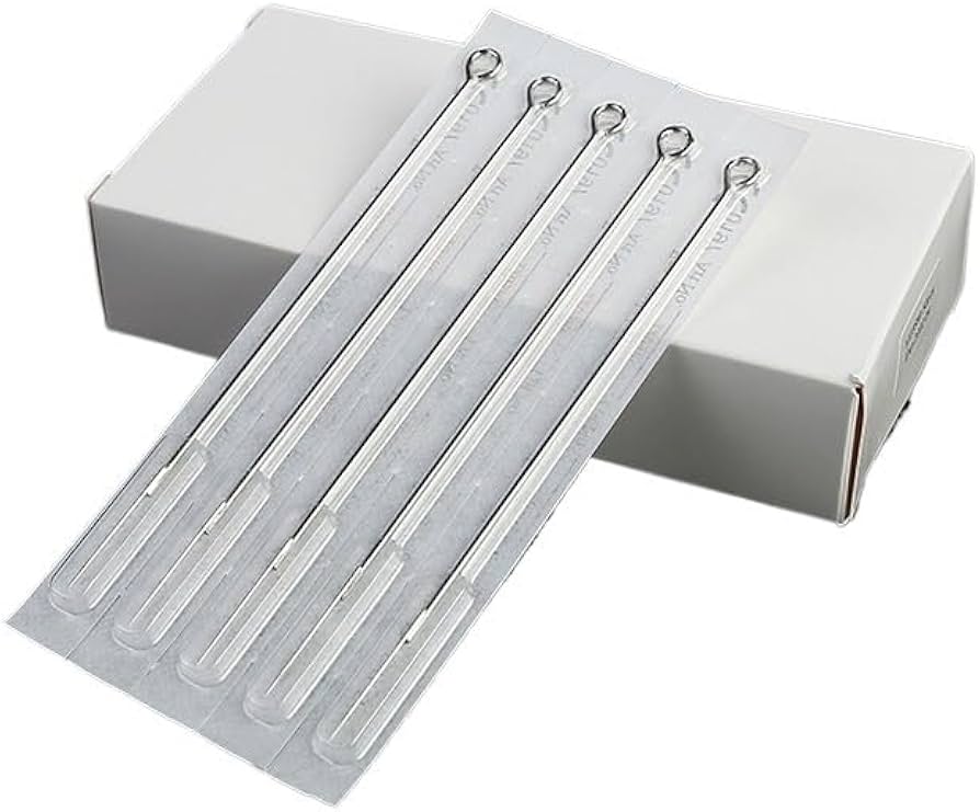 Amazon.co.jp: RL 使い捨てタトゥー針 150 個、閉じた丸針セカント針