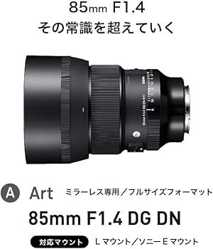 Amazon.co.jp: シグマ(Sigma) レンズ 85mm F1.4 DG DN Sony ソニー E