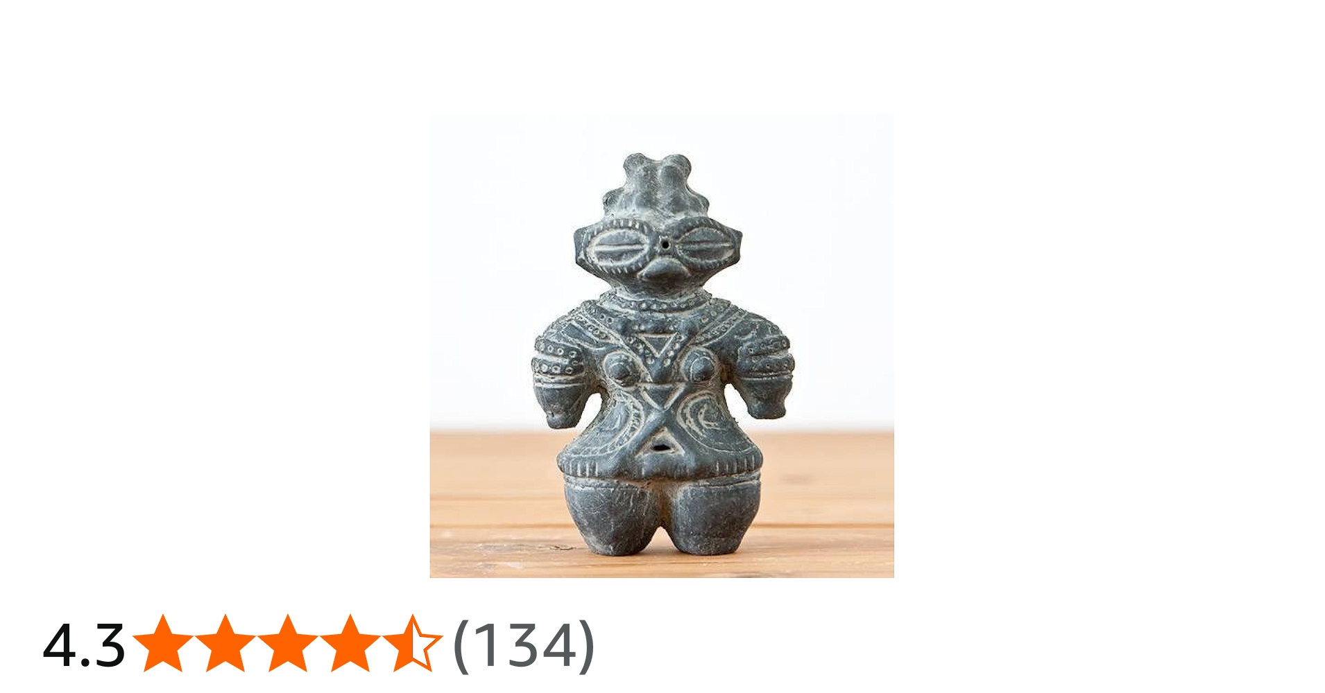 Amazon.co.jp: CHARM ハニワの土偶 (炭化)(高さ11.7cm) : ホーム