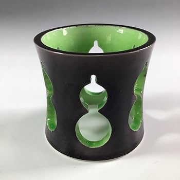 Amazon.co.jp: R156 蓋置 『中村翠嵐造』『紫交趾』『六瓢透し