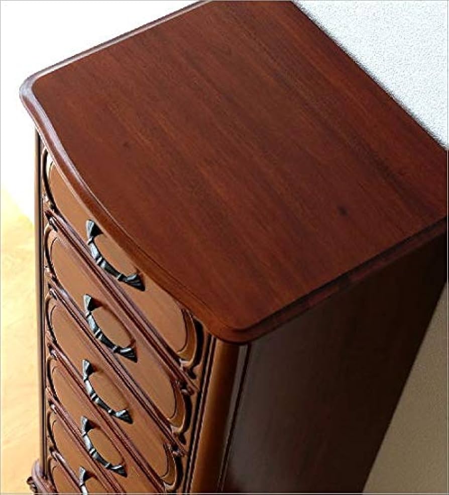 Amazon｜サイドチェスト 猫脚 猫足 無垢 アンティーク風 収納 タンス