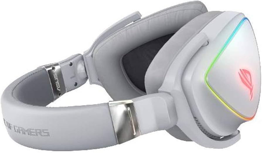 Amazon.co.jp: ASUS RGB ゲーミングヘッドセット ROG DELTA WHITE PC