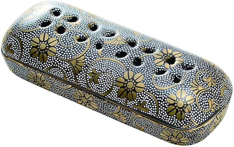 Amazon.co.jp: お香立て 御洒落 インセンスホルダー 九谷焼 寝かせる