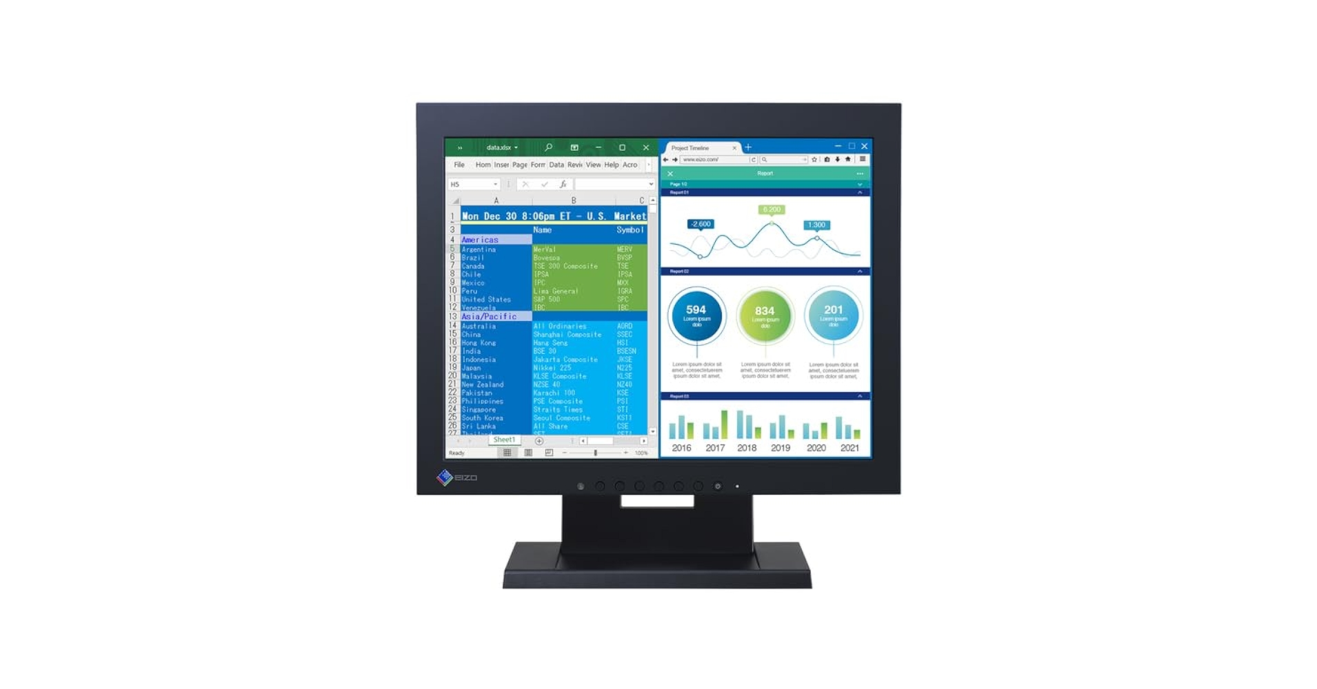 EIZO FlexScan S1504-TBK 2022年式 業務用ディスプレイ FlexScan S1504