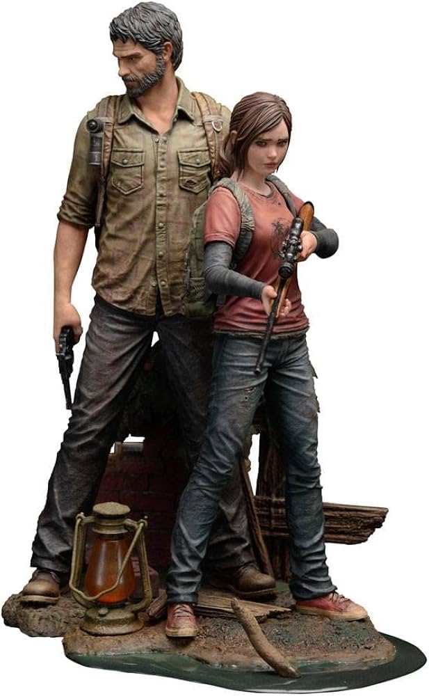 豆魚雷 ラストオブアス ジョエル＆エリー 1/9スケール フィギュア開封品