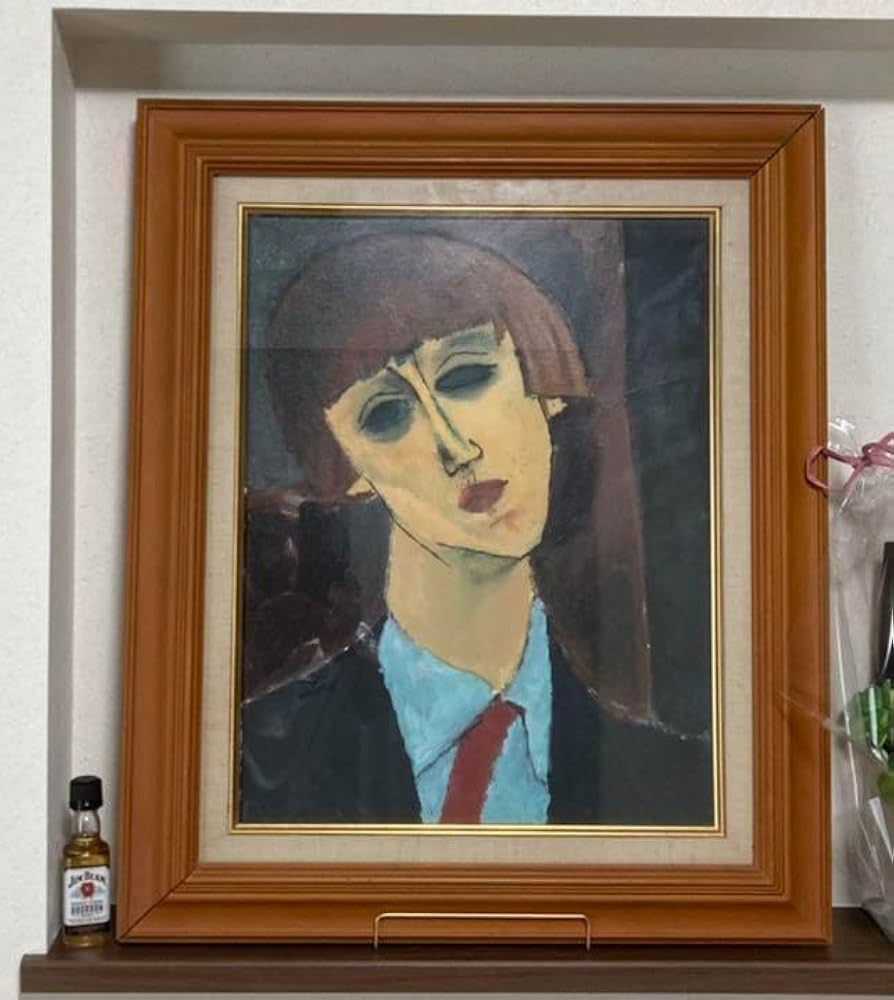 アメデオ・モディリアーニ ルネ・キスリングの肖像 油絵肉筆模写
