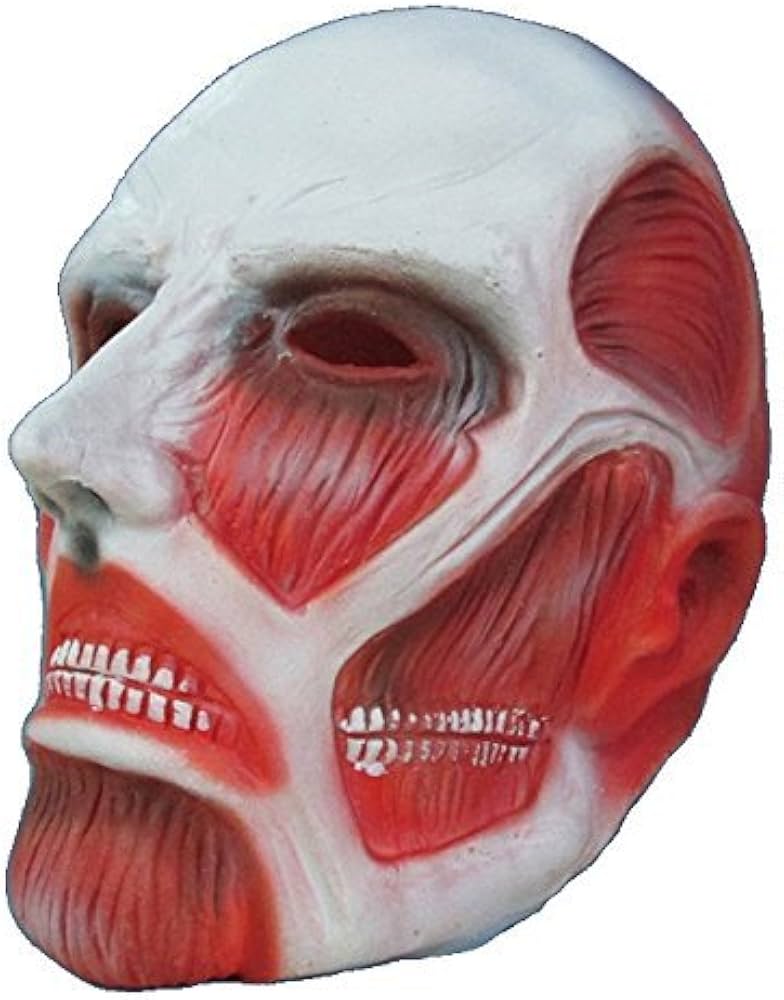 Amazon.co.jp: 進撃の巨人 超大型巨人風 マスク コスプレ : ホビー